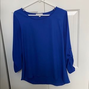 Blue dressy shirt